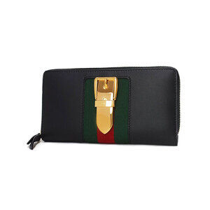Gucci Sylvie Leather Zip Around Wallet Long